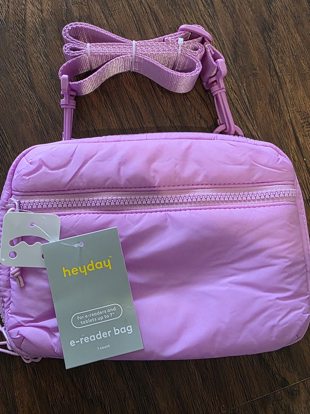 heyday Pink E-Reader Crossbody Bag